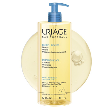 URIAGE, HUILE aliejinis prausiklis sausai ir jautriai odai, 500ml