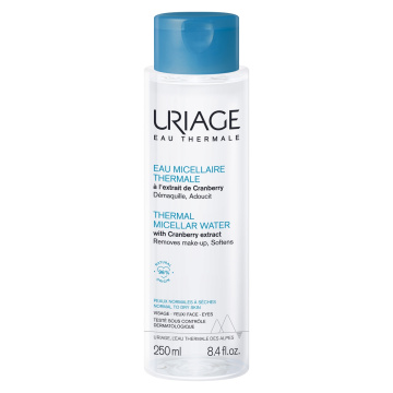 URIAGE, valomasis micelinis vanduo normaliai ir sausai odai, 250 ml