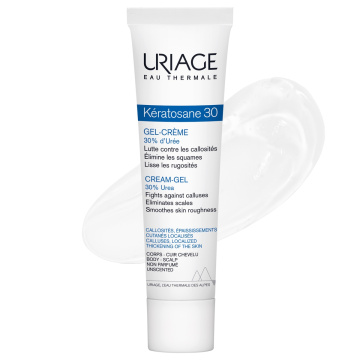 Uriage Keratosane 30 gels – krēms sabiezinātai ādai, 40 ml