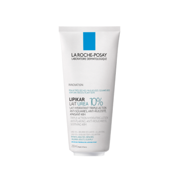 LA ROCHE-POSAY, drekinamasis losjonas LIPIKAR LAIT UREA 10%, 200 ml