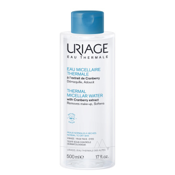 URIAGE, valomasis micelinis vanduo normaliai ir sausai odai, 500ml