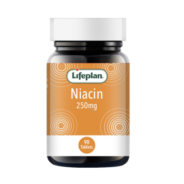 Niacinas 250 mg Lifeplan, tabletės, N90