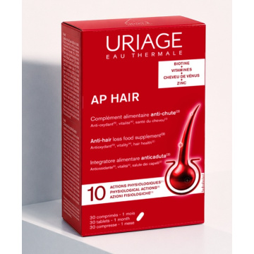 URIAGE, AP HAIR tabletės, maisto papildas, 30 vnt.