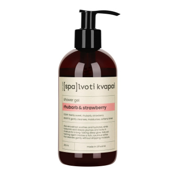 Suihkugeeli VÄRIKKÄÄT TUOKSUT Rhubarb&Strawberry, 250 ml