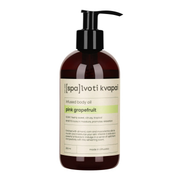 Kūno aliejus SPALVOTI KVAPAI Pink Grapefruit, 250ml