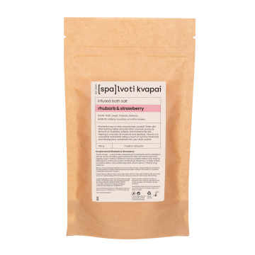 Druska voniai SPALVOTI KVAPAI Rhubarb&Strawberry, 400g