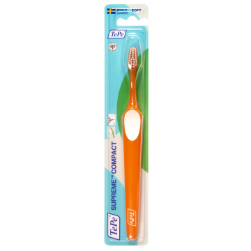 TePe Supreme Compact dantų šepetėlis, minkštas, blisteris