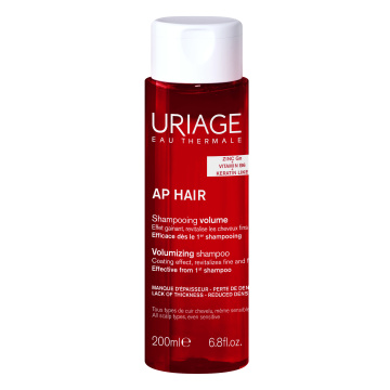 URIAGE, AP HAIR šampūnas, suteikiantis apimties, 200ml
