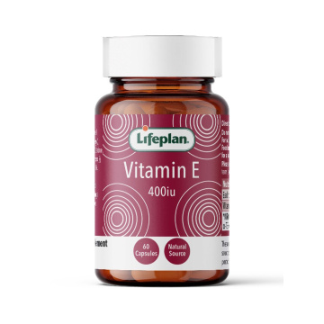 Vitaminas E 400 TV Lifeplan, 60 kapsulių