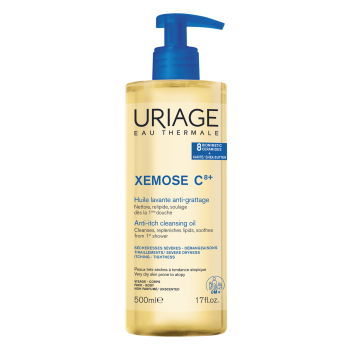URIAGE, XEMOSE C8+ HUILE aliejinis prausiklis veidui ir kūnui, 500ml