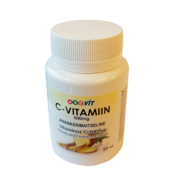 Witamina C 500mg tab. N50 (ABC Vit), smak ananasowy