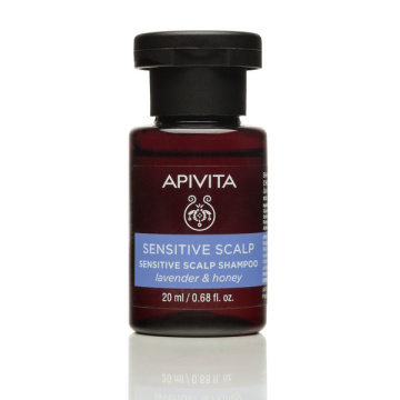 Mėg. APIVITA Šampūnas, jautriai galvos odai, 20ml