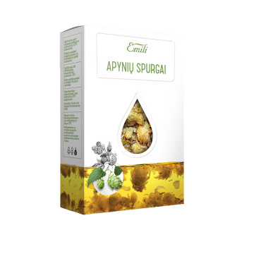 Apynių spurgai (Strobulus Lupuli) 40g Emili
