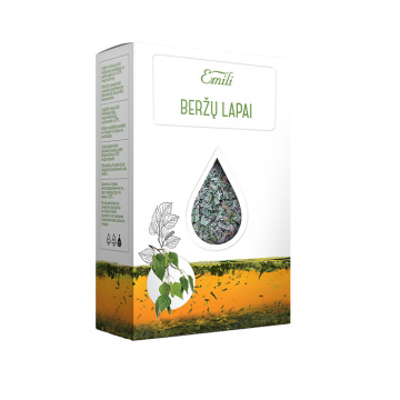 Beržų lapai (Folium Betulae) 40g Emili