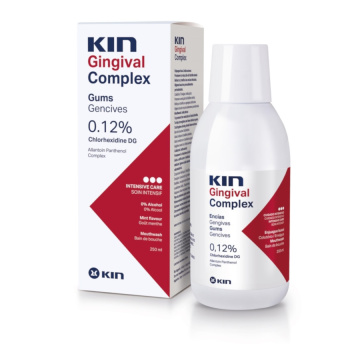 KIN Burnos skalavimo skystis GINGIVAL 250ml - Pažeista pakuotė