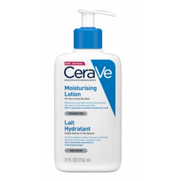 CERAVE, mitrinošs losjons sausai ādai, 236 ml