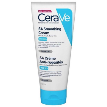 CeraVe SA Smoothing Cream drėkinamasis kremas sausai, šiurkščiai odai, 177 ml