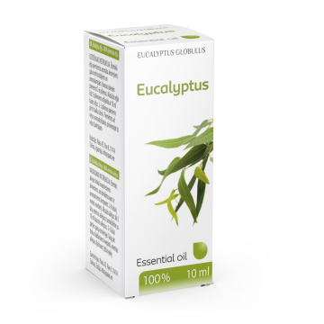 Eukaliptų aliejus. 100% eterinis aliejus, 10 ml