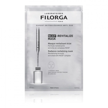 FILORGA, NCEF -REVITALIZE SHEET upiększająca maska w płachcie do twarzy, 1 szt.