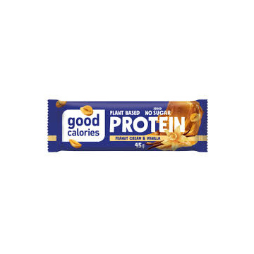 Good Calories -proteiinipatukka vaniljan makuinen, maapähkinöillä ja taateleilla, 45 g