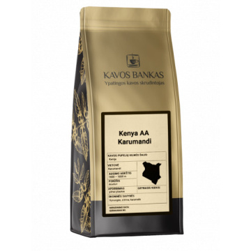 KAVA Kenia AA Plus Kirimara Estate, vidutinio malimo, 250g