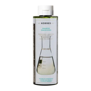 KORRES tonizuojantis šampūnas vyrams, 250 ml