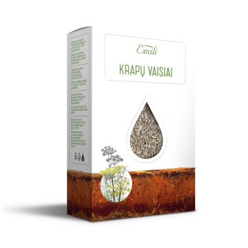 Krapų vaisiai (fr. Anethi graveol.) 40g Emili