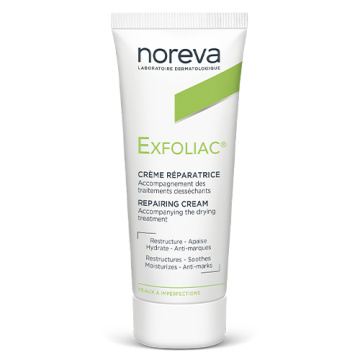 NOREVA, EXFOLIAC atkuriamasis veido kremas, 40ml