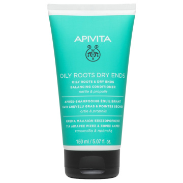 APIVITA kondicionierius riebios šaknys - sausi galiukai, 150ml