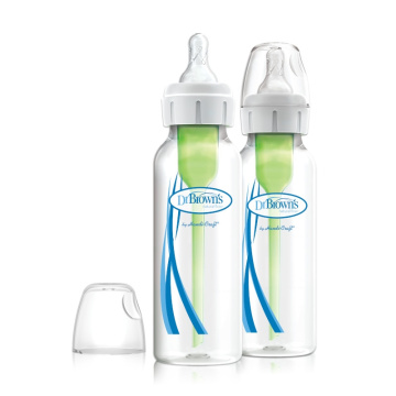DR.BROWN'S plastikiniai buteliukai OPTIONS+ siauru kakleliu, 250ml, 2 vnt.