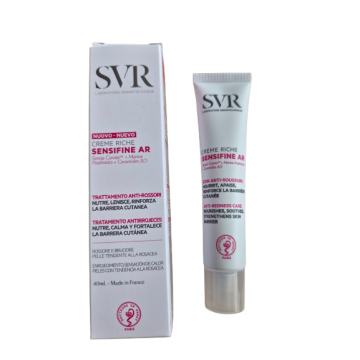 SVR, SENSIFINE Creme Riche AR veido kremas jautriai odai, 40ml