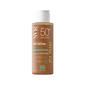 SVR, SUN SECURE švytintis apsauginis vanduo SPF50+, 100ml