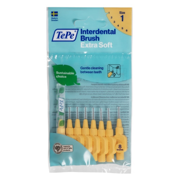 TePe szczoteczki międzyzębowe 0,45mm, pomarańczowe miękkie, 8 szt.