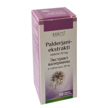 Valerian uute 20mg tabletit, N50