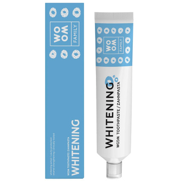 WOOM dantų pasta šeimai FAMILY WHITENING, 75ml