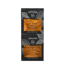 APIVITA EXPRESS BEAUTY veido kaukė su apelsinais, 2x8ml