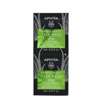 APIVITA EXPRESS BEAUTY veido kaukė su alavijais, 2x8ml