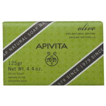 Apivita muilas Natural, su alyvuogėmis ir snapučiais, 125g