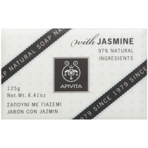 Apivita muilas Natural, su jazminais ir levandomis, 125g
