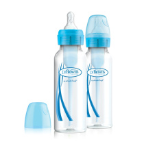 DR.BROWN'S plastikiniai buteliukai OPTIONS+ siauru kakleliu, 250ml, mėlyni, 2 vnt.