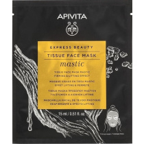 APIVITA EXPRESS BEAUTY lak&scaron;tinė veido kaukė su mastikos aliejais, N1