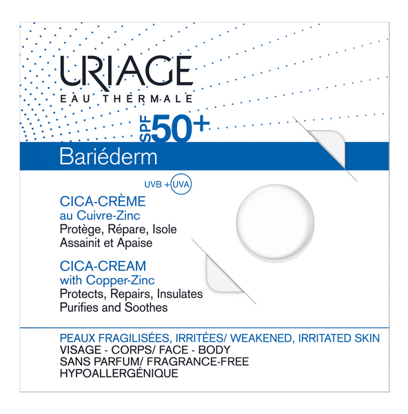 Näyte Uriage Bariederm Cica SPF50+ voide 0,7mlx10