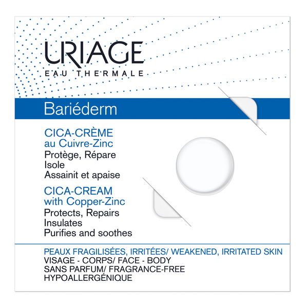 Mėg. Uriage Bariederm Cica kremas su Cu-Zn 0,7ml x 10