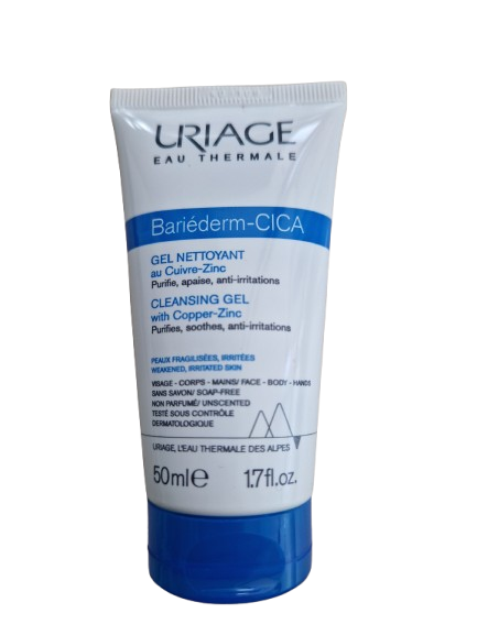 URIAGE, BARIEDERM CICA puhdistusgeeli Cu-Zn, 50ml
