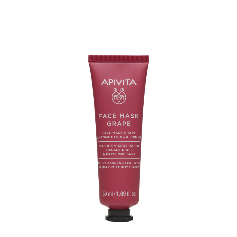 APIVITA, veido kaukė su vynuogėmis, 50ml