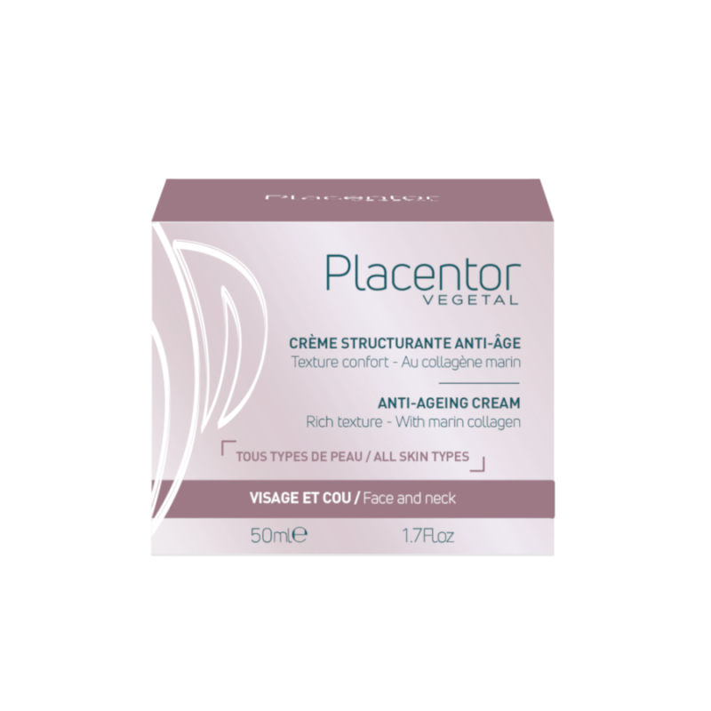 PLACENTOR Anti-Ageing stangrinamasis kremas nuo raukšlių sausai, jautriai odai (rich) 50ml