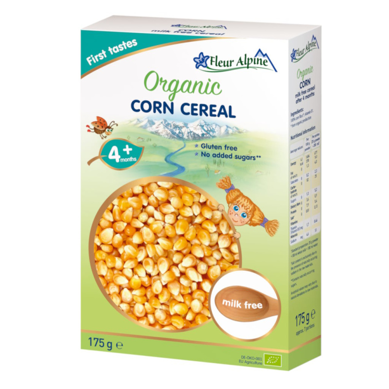 FLEUR ALPINE, Luomumaissipuuro, 4 kk:n iästä, 175g