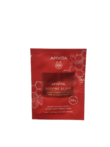 Mėg. APIVITA BEEVINE ELIXIR LIGHT veido kremas, 2ml