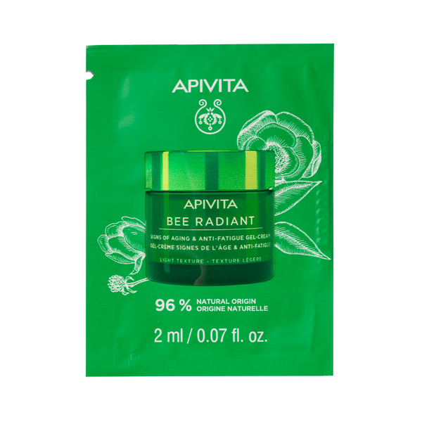 Mėg. APIVITA BEE RADIANT LIGHT veido kremas, 2ml