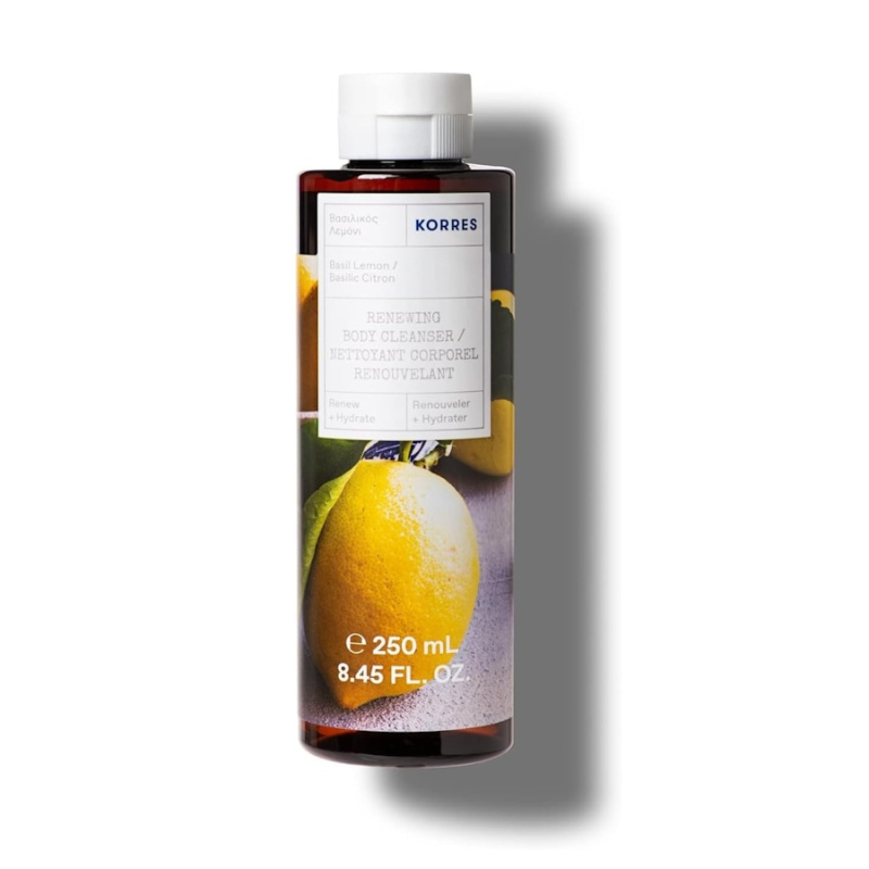 KORRES BASIL LEMON kūno prausiklis, 250 ml